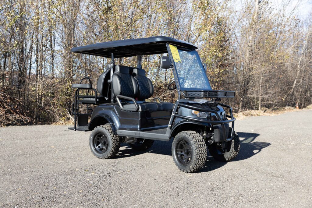 matte black golf cart