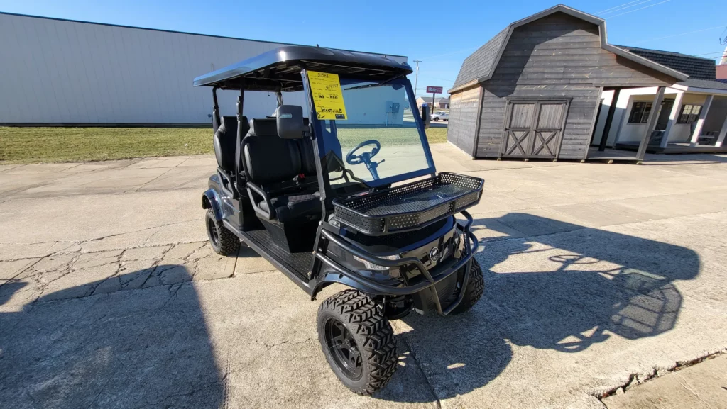 sporty golf cart