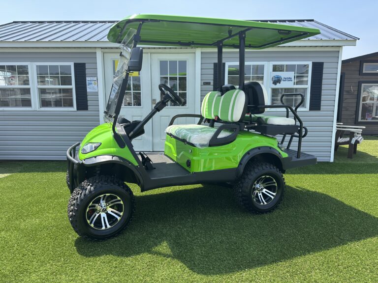 green golf cart