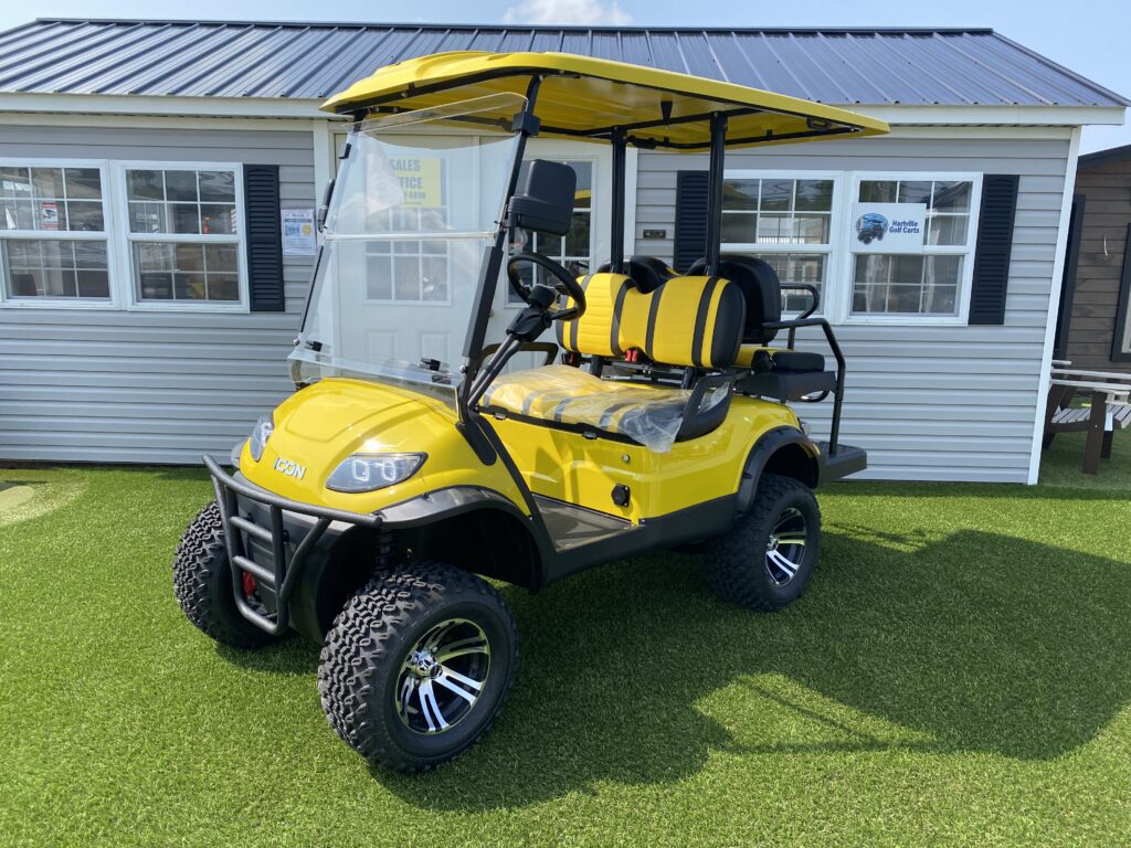 yellow golf carts for sale