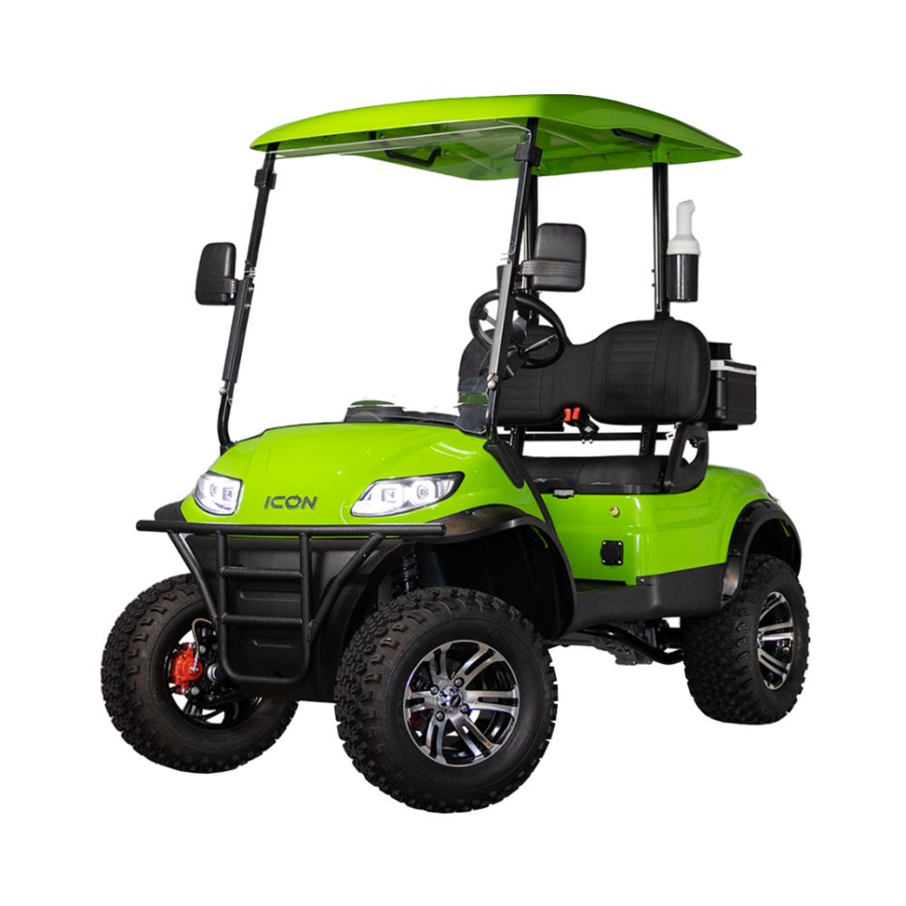 icon i20l golf cart green