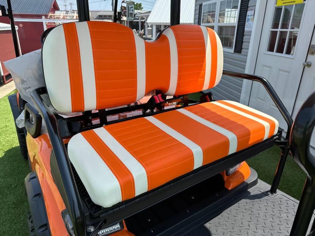 two tone golf cart on sale