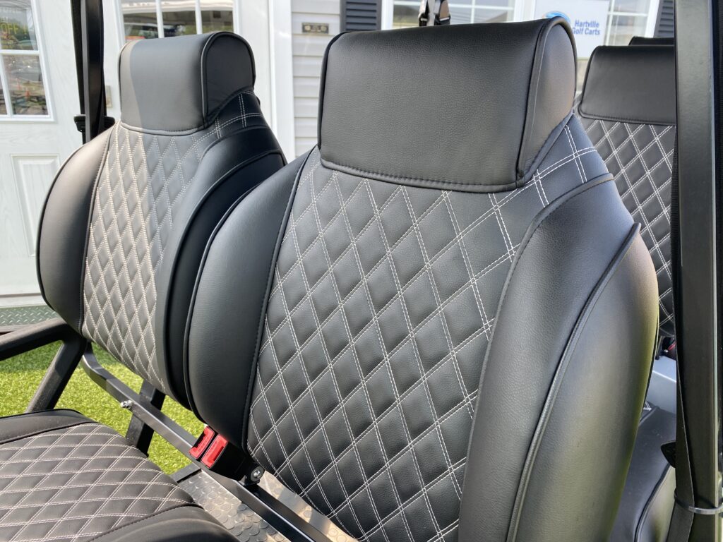 6 seater golf cart leather seats