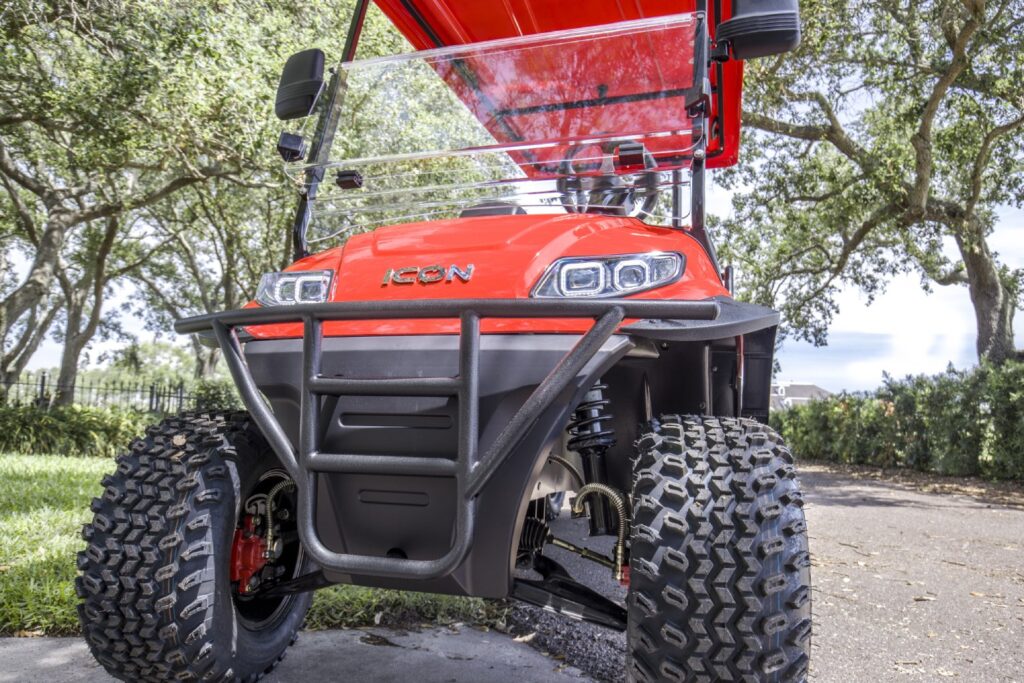 golf cart with electric motor