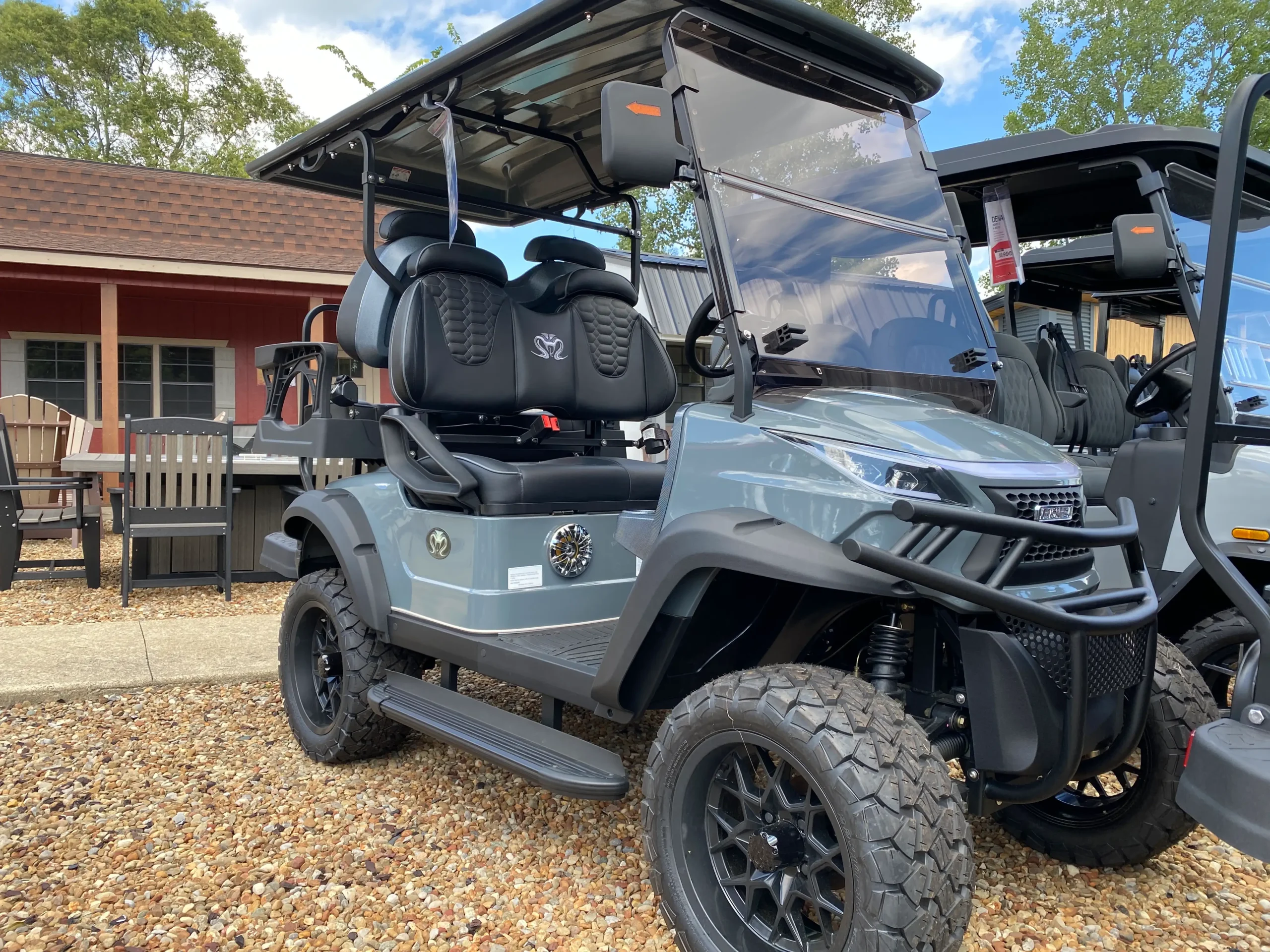 4 seater golf cart front facing hartville golf carts