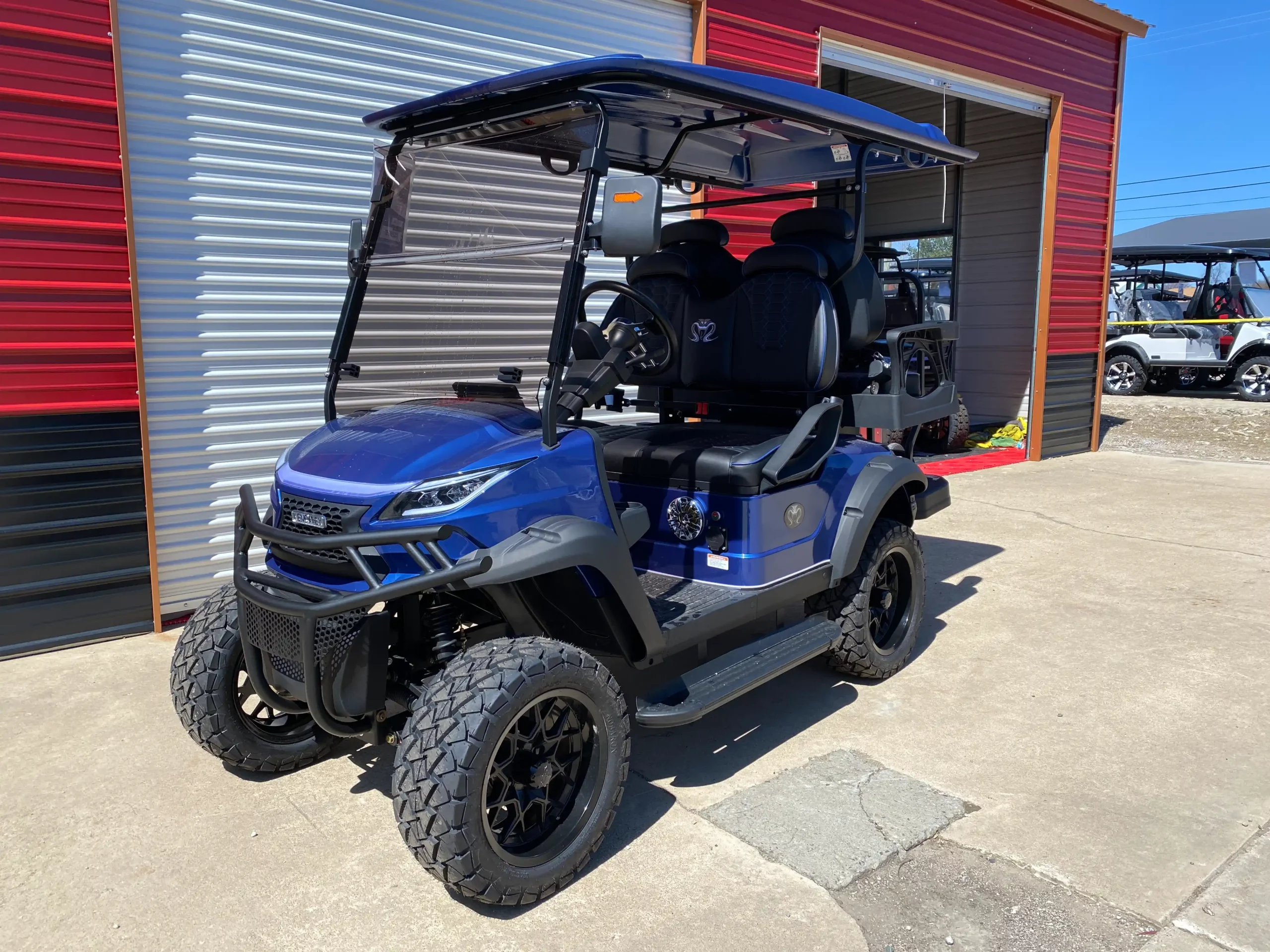 golf cart blue Cambridge Ohio