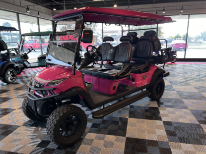 super pink golf cart for sale Hartville Golf Carts