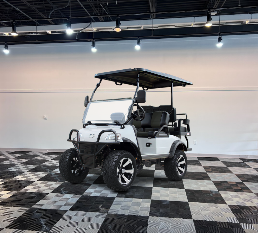 white evolution forester 4 plus golf cart