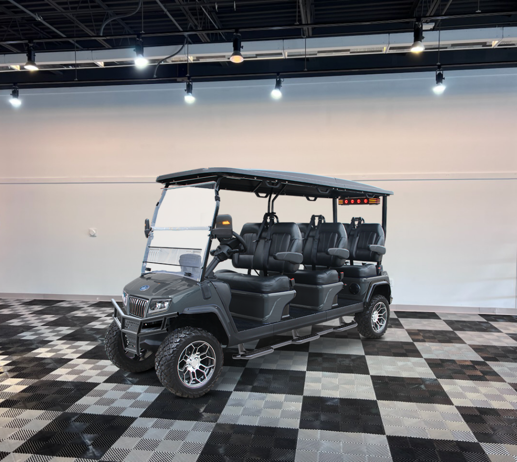 arctic grey evolution maverick 6 golf cart