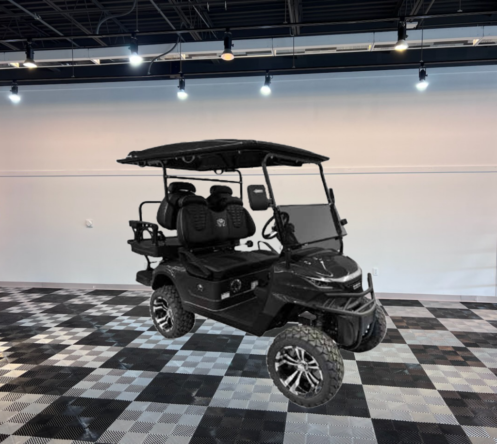 black golf cart venom strike 4