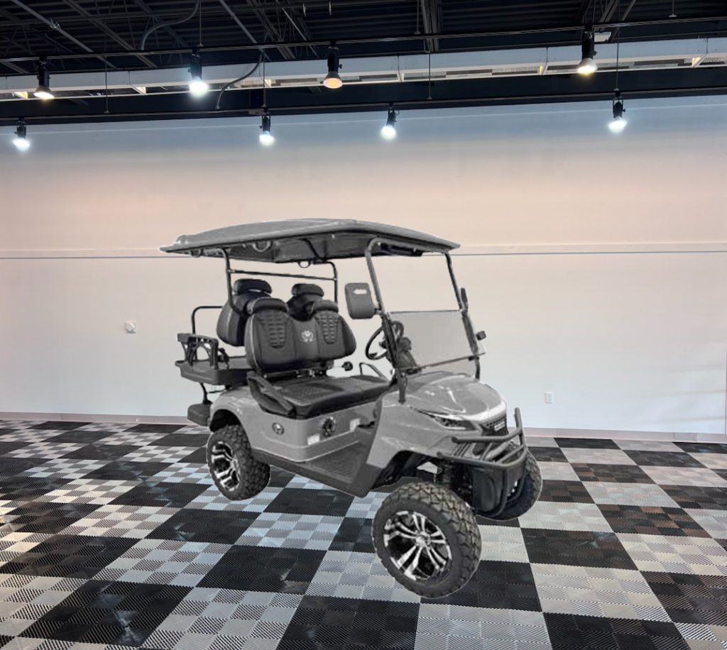 dark grey golf cart venom strike 4