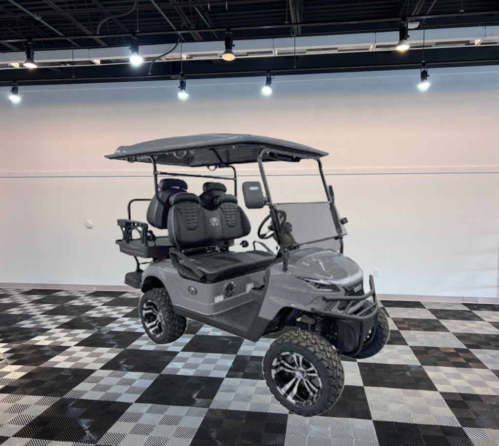 dark grey golf carts venom golf cart strike 4