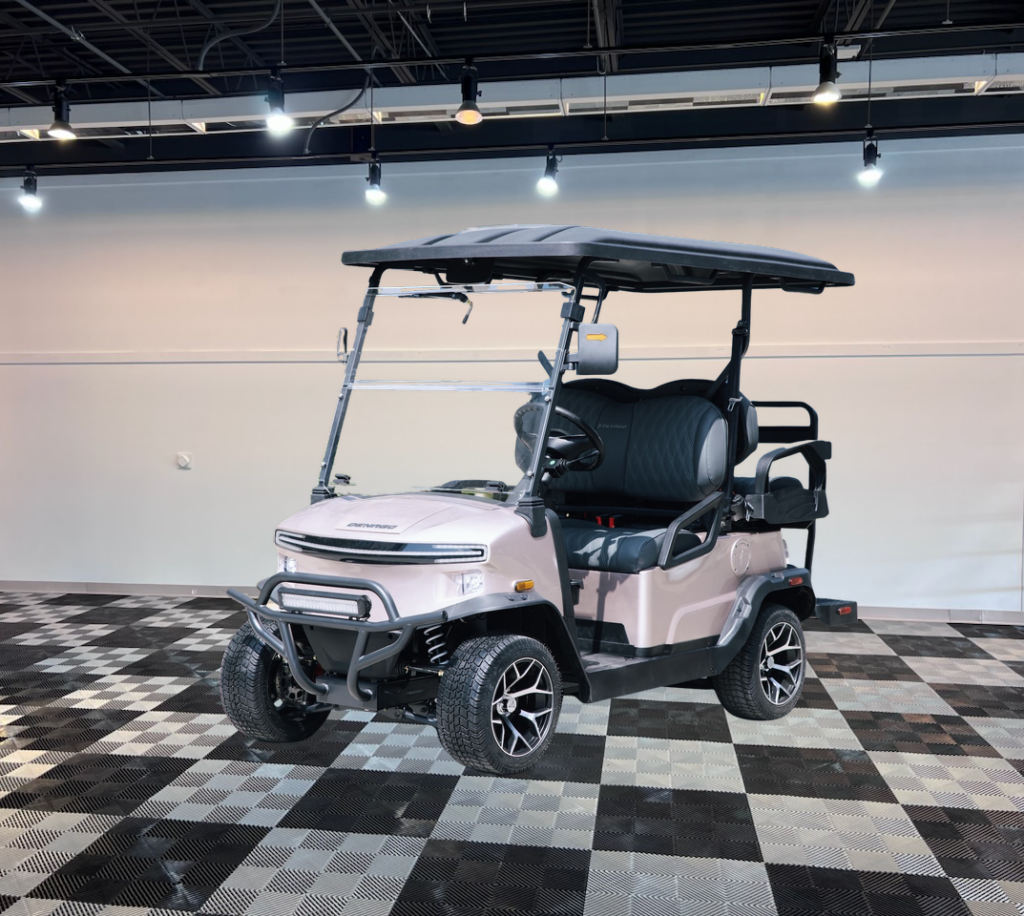 denago nomad champange golf cart