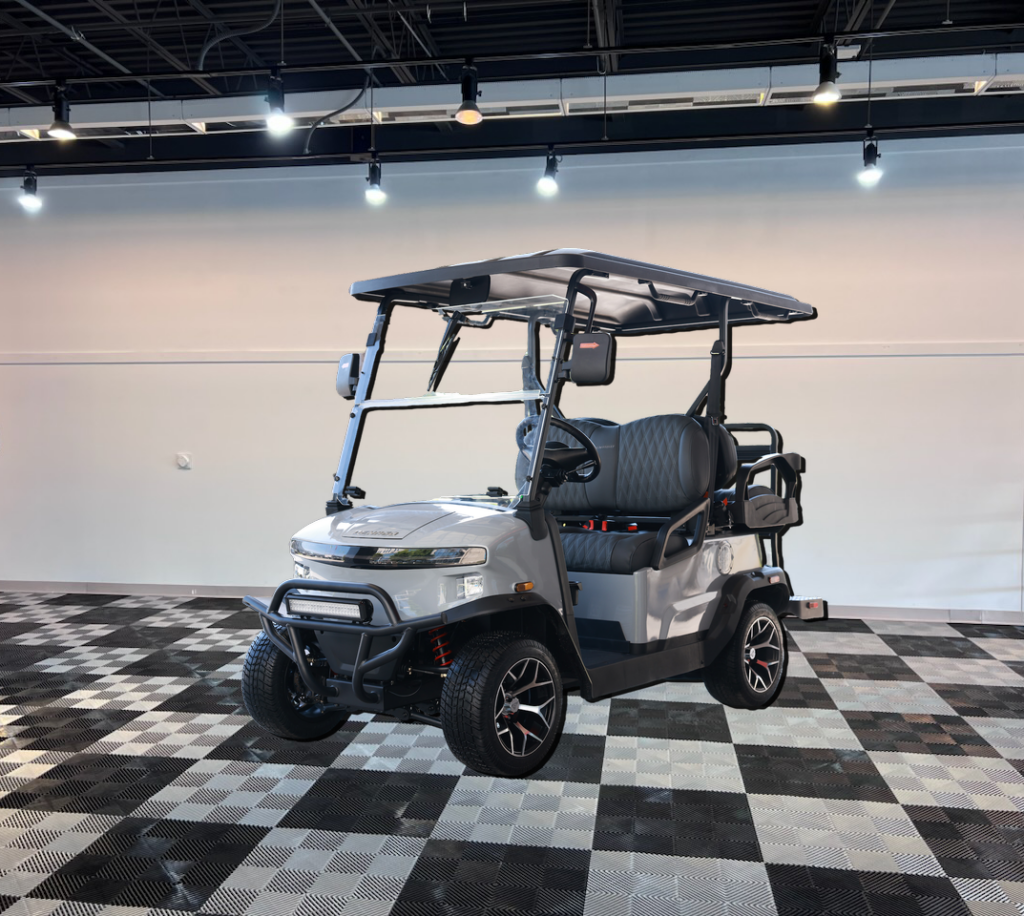 denago nomad grey golf cart