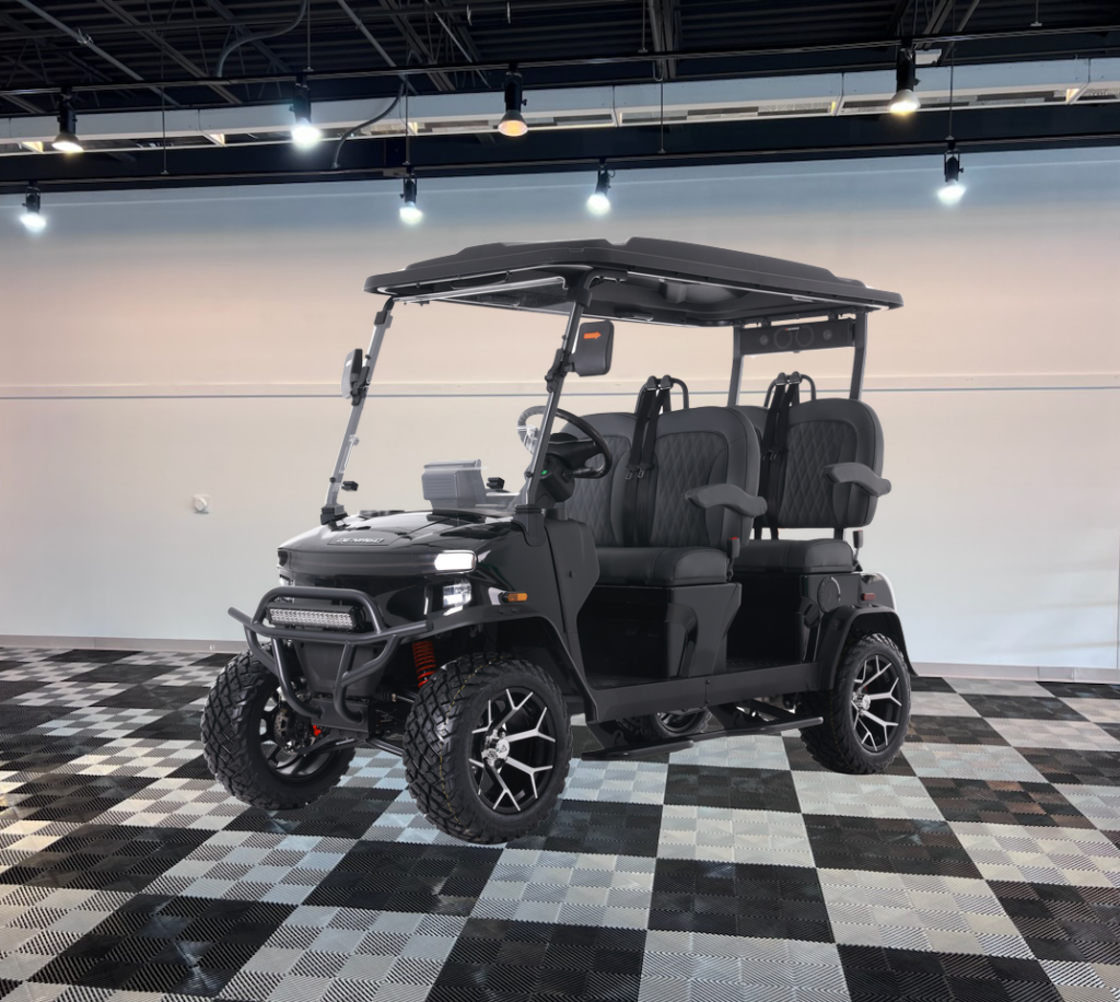 denago rover xl black golf cart