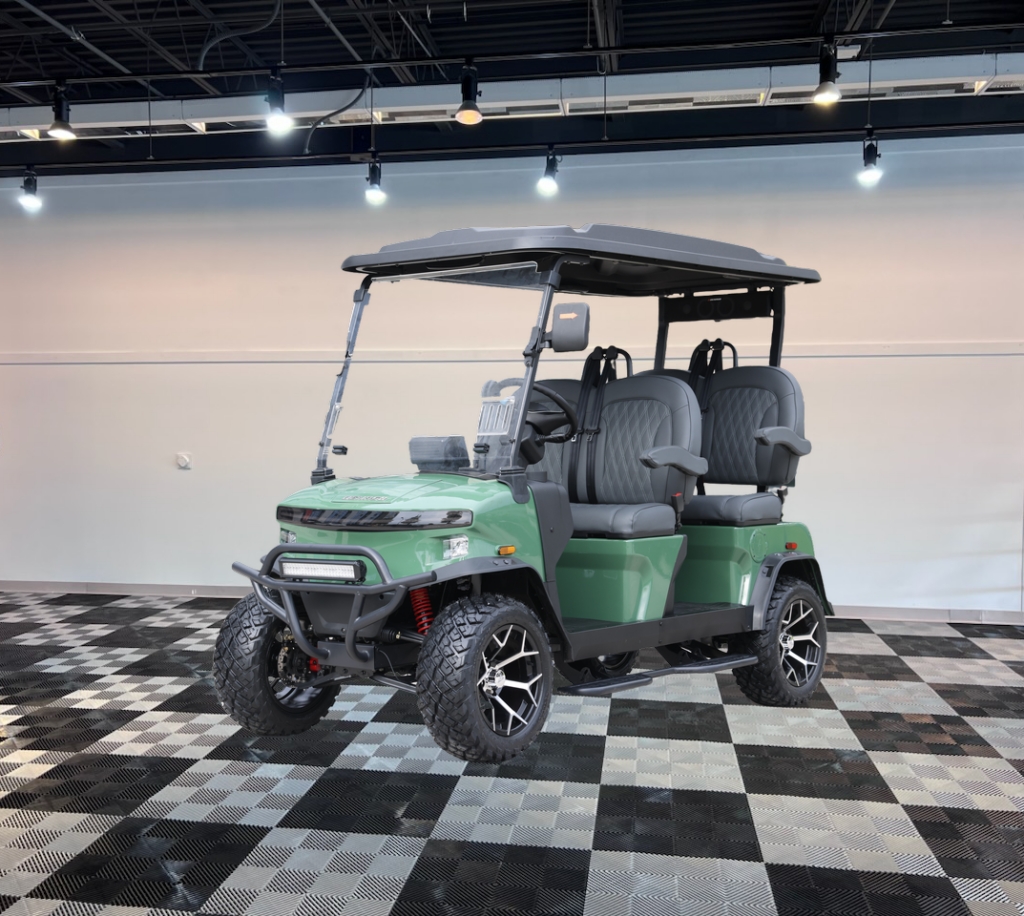 denago rover xl verdant green golf cart