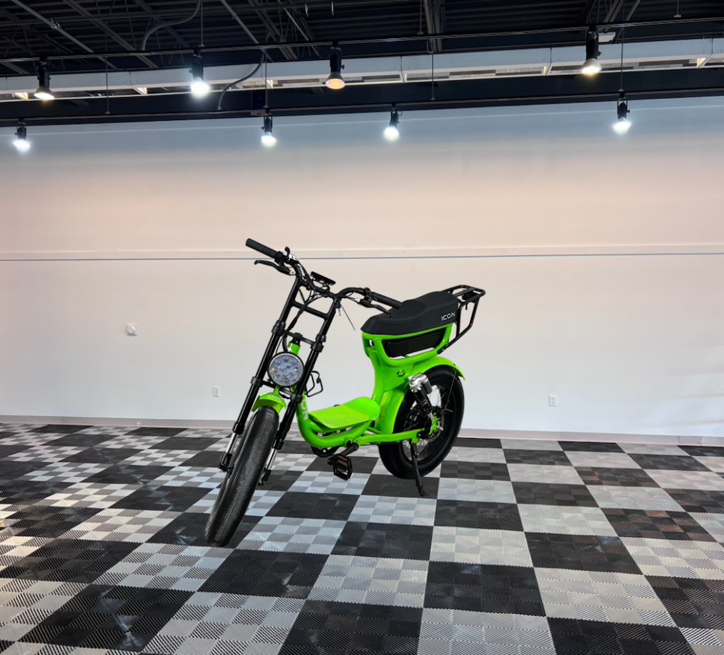 icon eb01 lime green ebike for sale