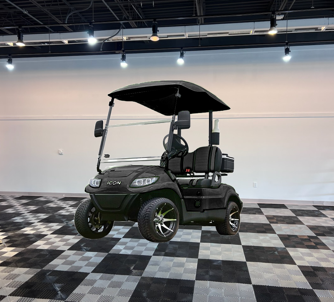 icon i20 black golf cart