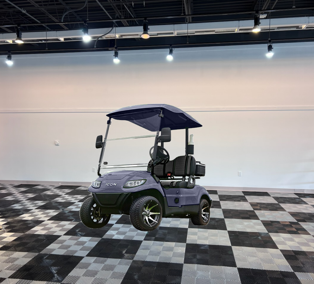 icon i20 dark blue golf cart