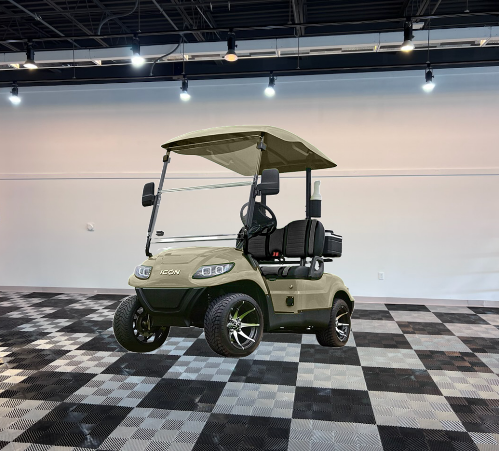 icon i20 gray golf cart