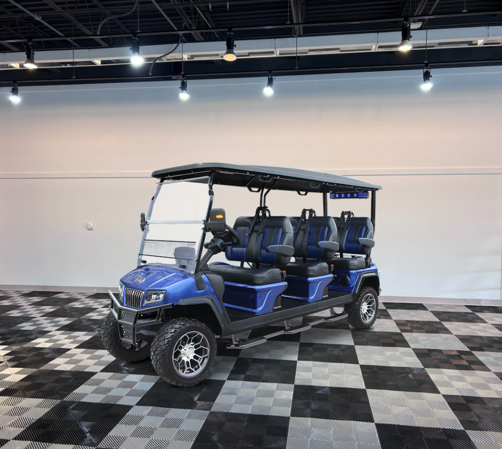 portimao blue evolution maverick 6 golf cart