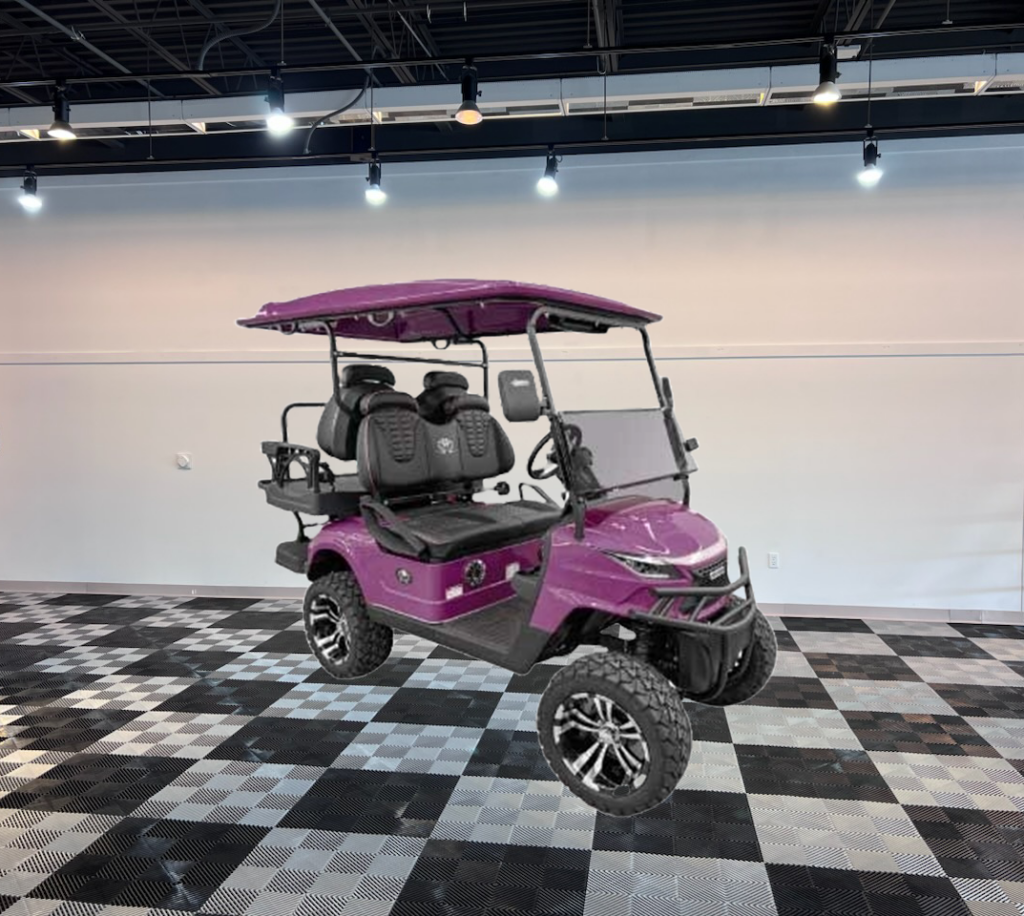 purple golf cart venom strike