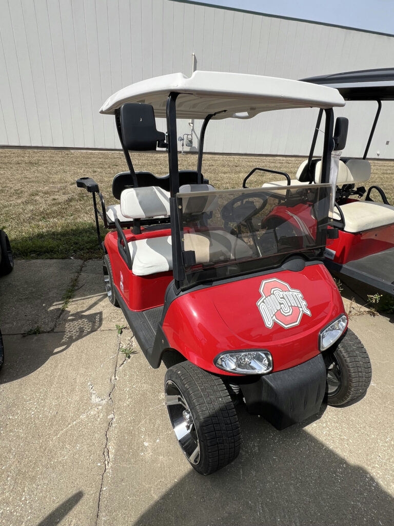 used ezgo golf cart with ohio state logo