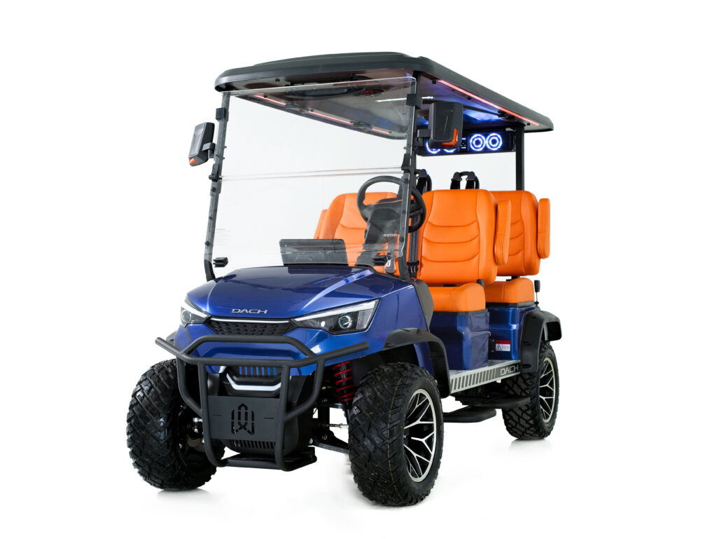 dach golf cart blue