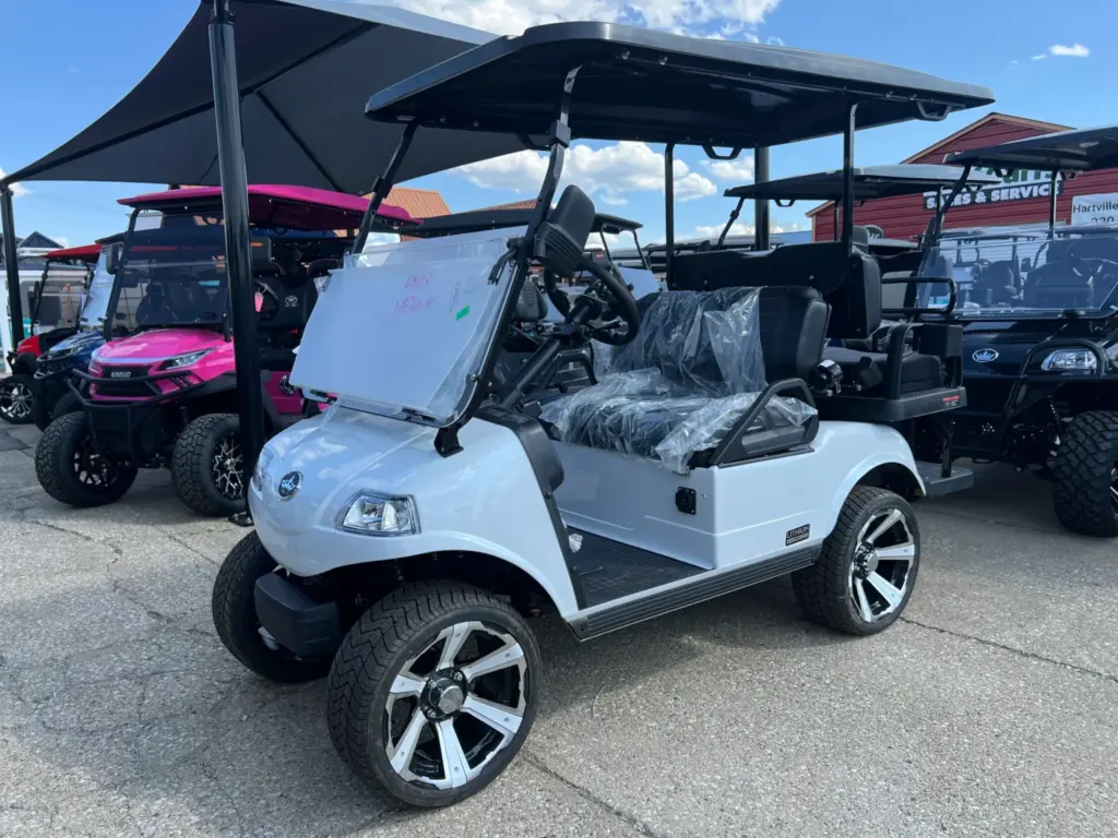 How many batteries do Golf Carts have Hartville Golf Carts