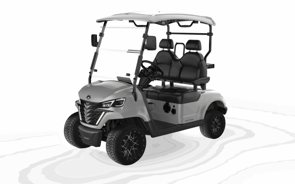 Greyson 2 Seater Electric Course Cart​ Heath Ohio Grey
