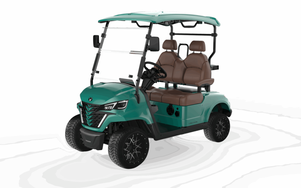 Greyson 2 Seater Electric Course Cart​ Heath Ohio Teal