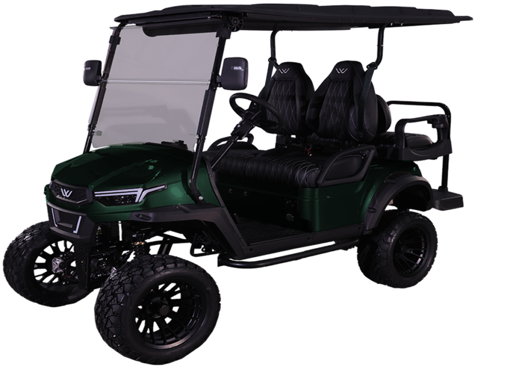 whisper golf carts halo green