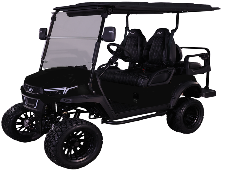 whisper golf carts halo matte black
