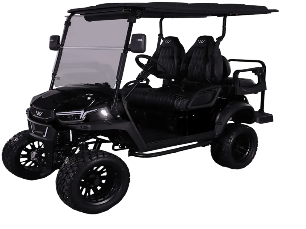 whisper golf carts halo mettalic black