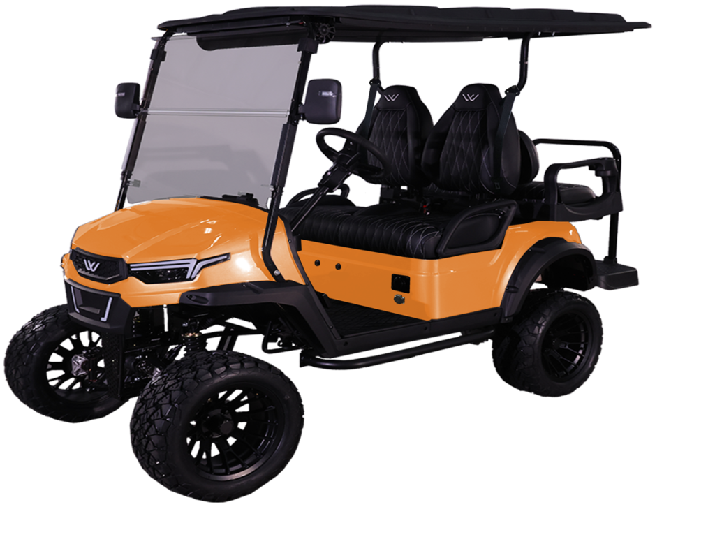 whisper golf carts halo orange