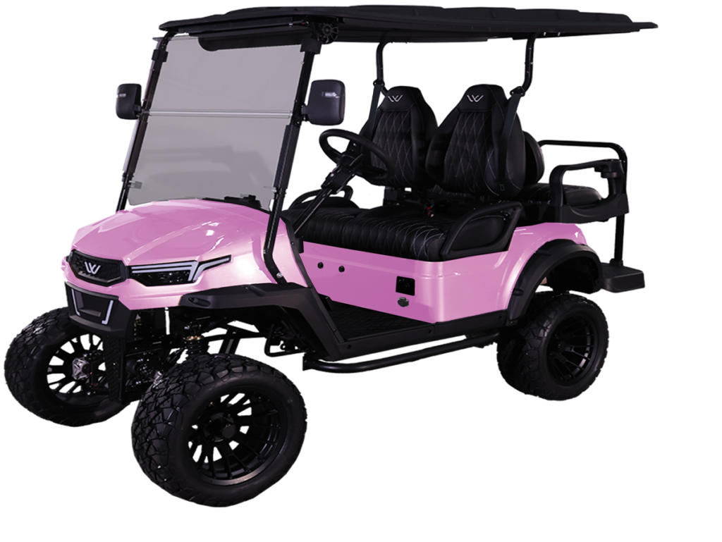 whisper golf carts halo pink
