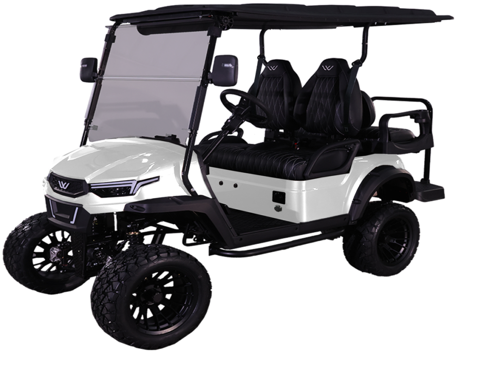 whisper golf carts halo white