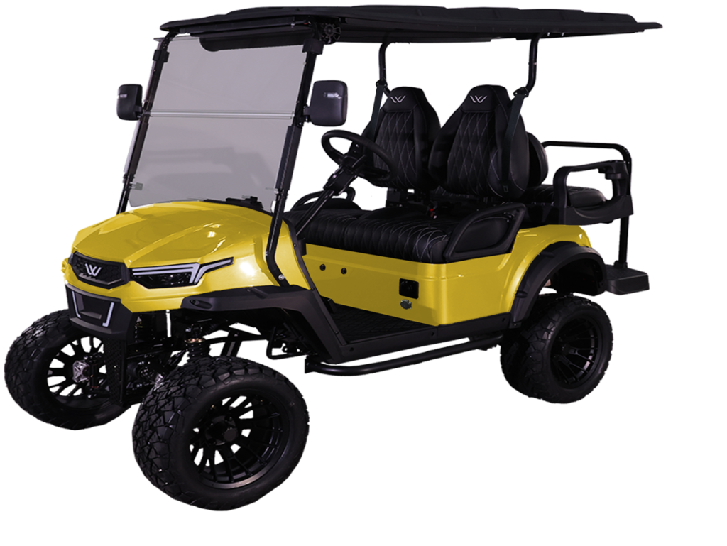 whisper golf carts halo yellow