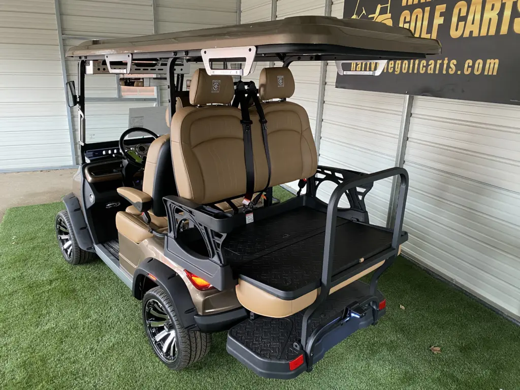 conquest s40 golf cart angle view