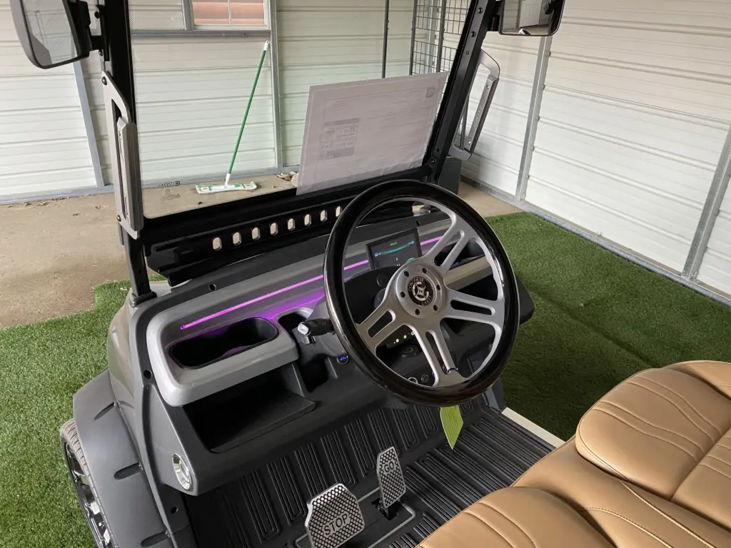 conquest s60 golf cart front view