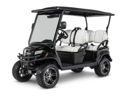club car 4 forward metallic black golf cart