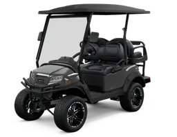 club car 4 passenger golf cart midnight silver