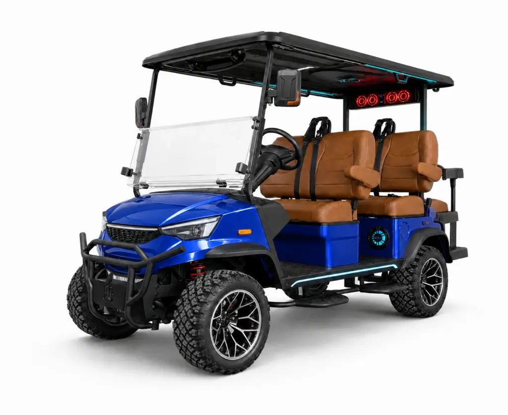 DACH Golf Cart Blue png