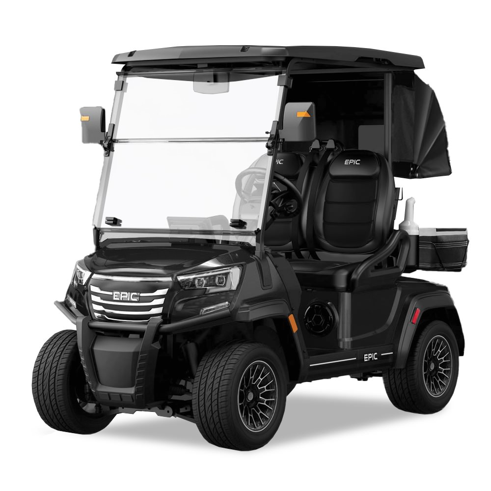 epic e20fx golf cart Black
