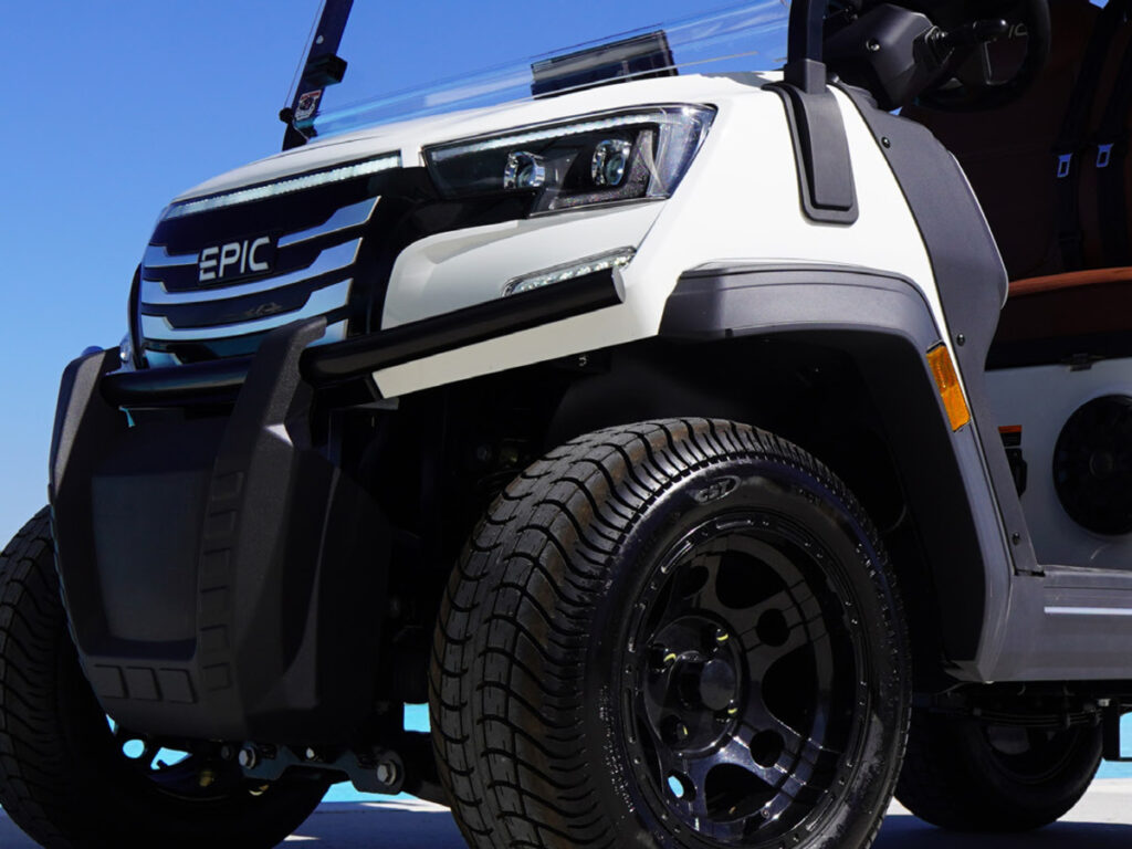 epic e20fx turf friendly tires