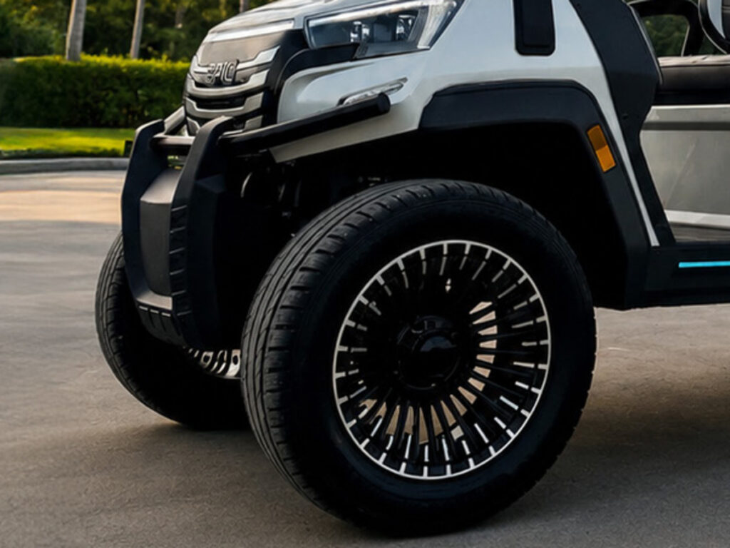 epic e60fx golf cart 14 inch aluminum wheels