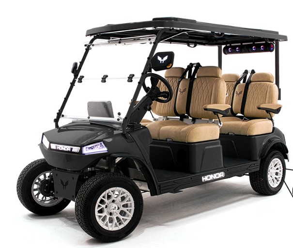 honor lsv boulevard golf cart Black