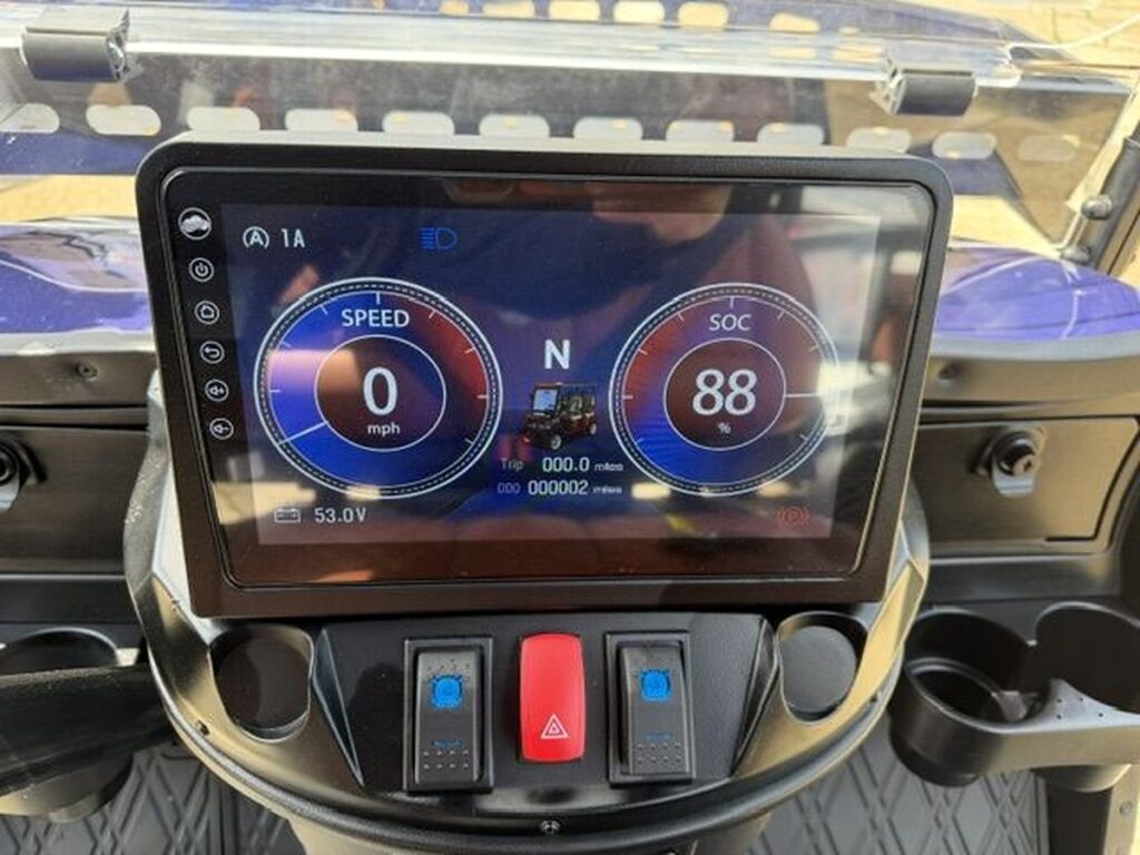 vcart lifted cruiser 4 digital touchscreen display