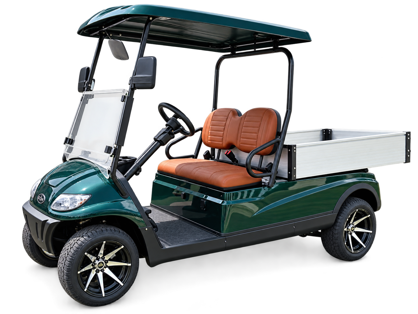 Forest Green Utility Golf Cart