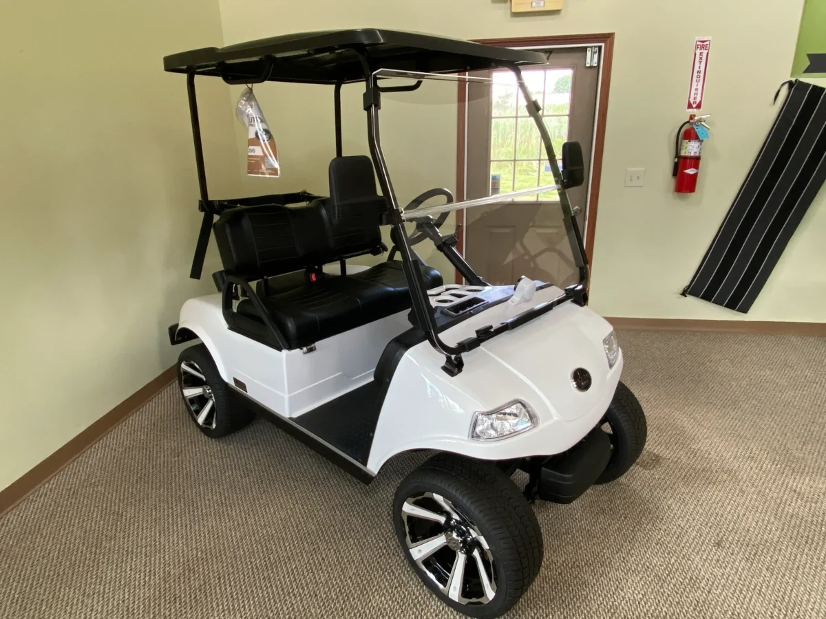 How long is a 2 seater golf cart hartville golf carts